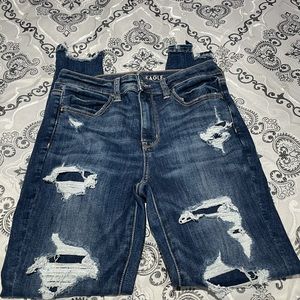 American Eagle super hi-rise jeggings size:4 short